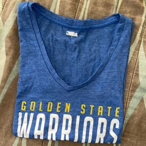 Golden State Warriors Women’s Small Blue V-Neck